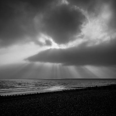 Rays, possibly crepuscular
